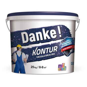 Tencuiala Danke Kontur baza alba 25kg - Bob de orez